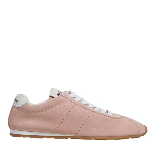 Miu Miu lage-top sneaker Logo Printed Lace Up Sneakers Pink