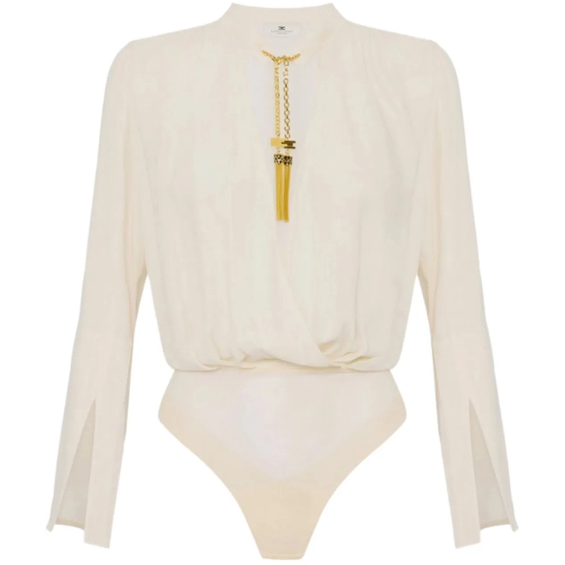 Elisabetta Franchi T-shirt Shirts Milk weiß