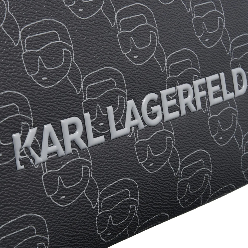Karl Lagerfeld Shopper Ikon  Mono Cc Lg Tote Nft Aop Black(Image 4)