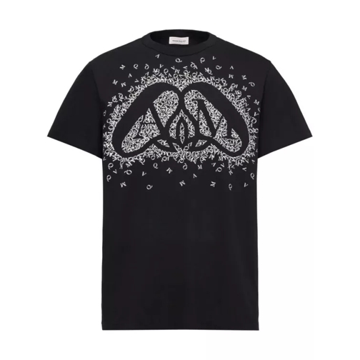 Alexander McQueen T-Shirt Exploded Charm Black Black 