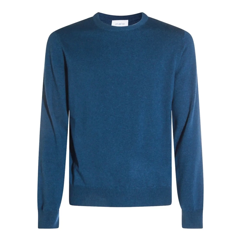 Malo Trui Blue Cashmere Knitwear Blue