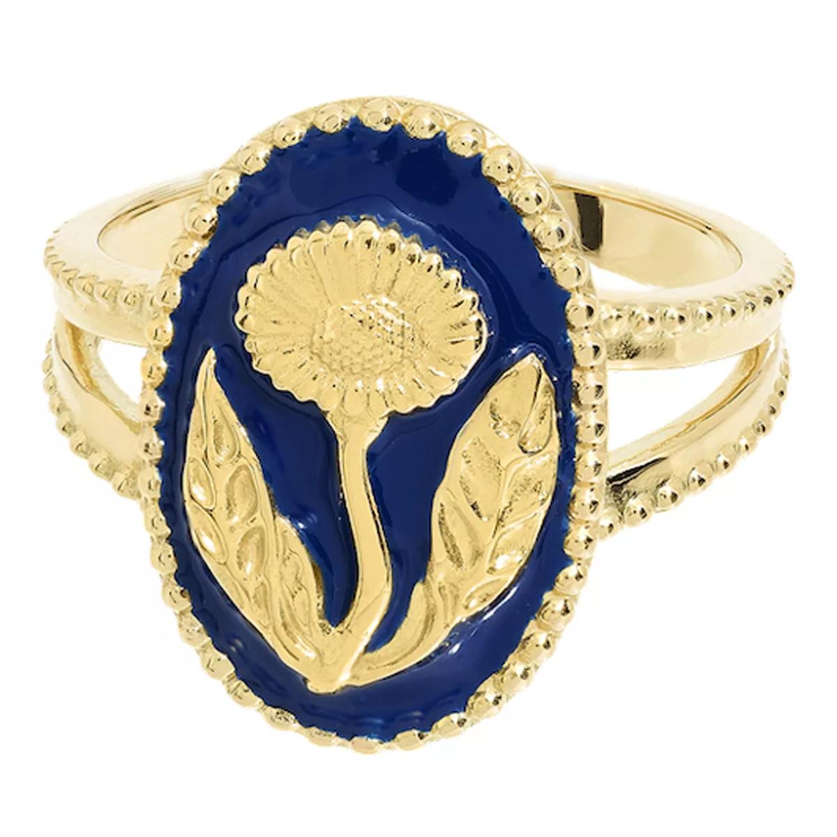 Anna+Nina Ring - Dark Meadow Ring - Gr. 52 - in Blau - für Damen