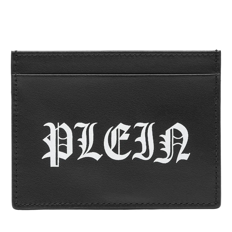 Philipp Plein Bi-Fold-Portemonnaie Geldbörse Gothic Plein schwarz