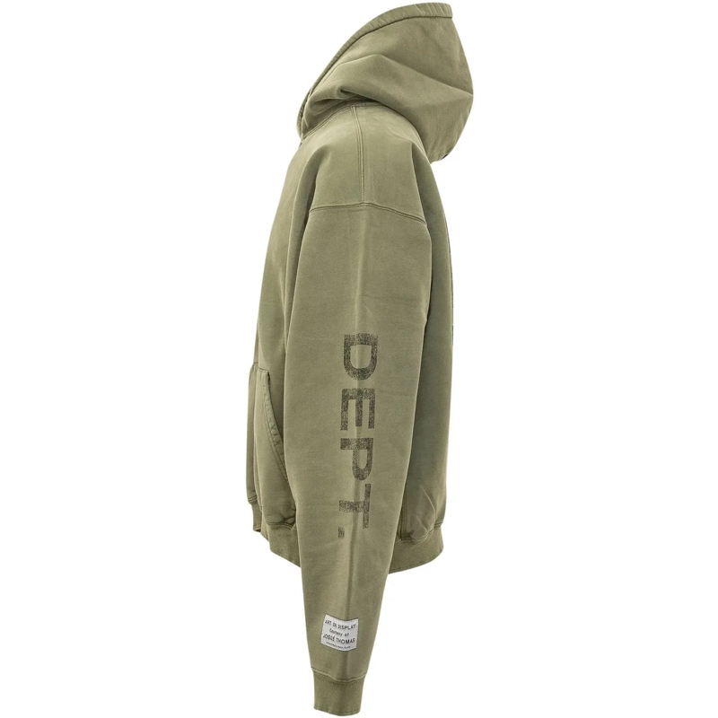 Gallery Dept.  Felpa con Cappuccio e Zip grün(Image 3)