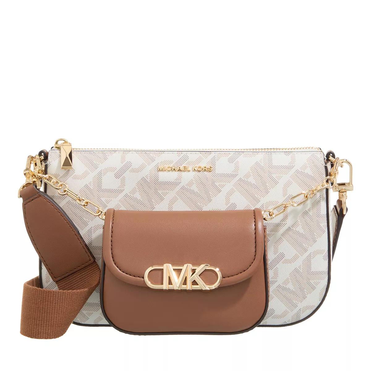 Michael Kors Crossbody Bags - Parker Large Mf Crossbody - Gr. unisize - in Creme - für Damen