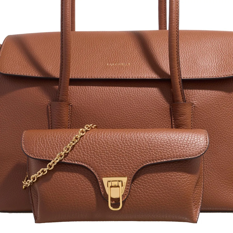 Coccinelle Shopper Coccinelledouble Beat Cognac(Image 6)