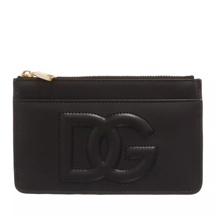 Dolce&Gabbana Logo Leather Card Holder Black | Card Case