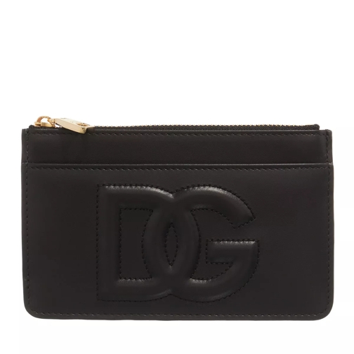 Dolce&Gabbana Logo Leather Card Holder Black Porte-cartes
