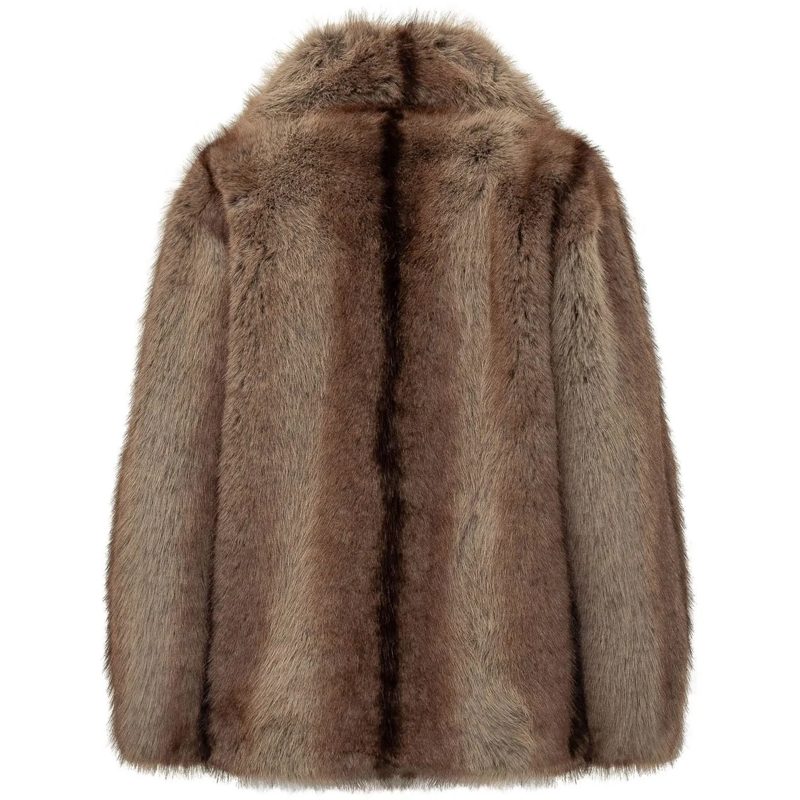 Pinko Übergangsjacke Caban Caladenia con Revers Ampi taupe(Image 2)
