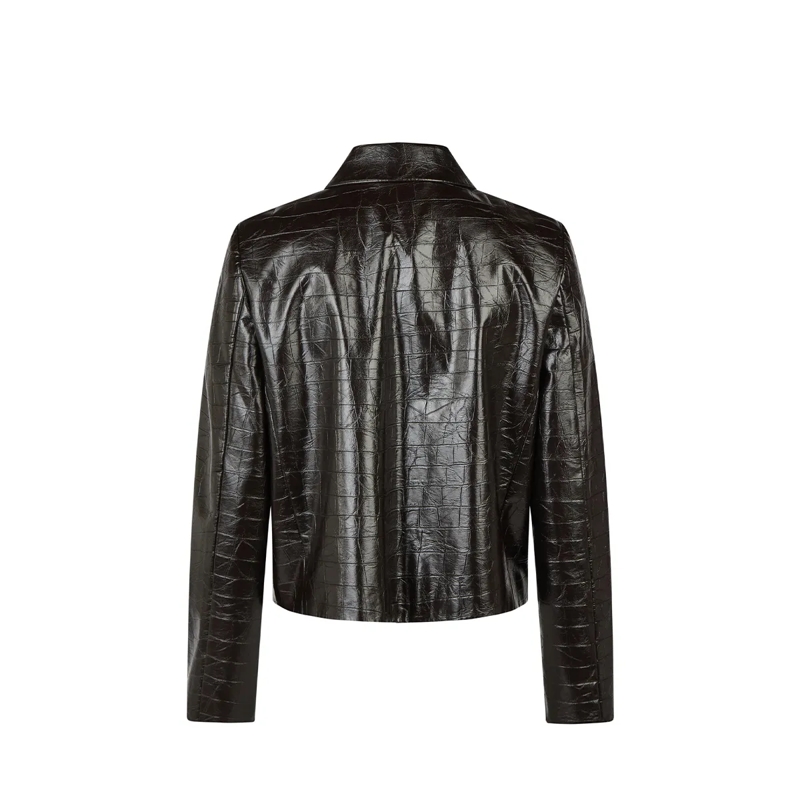 Marc Aurel Blazer Jacke- eingesetzte Leistentaschen- Umlegekragen braun(Image 5)