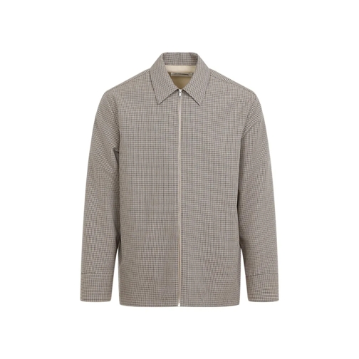 Jil Sander Virgin Wool Shirt Grey Camicie