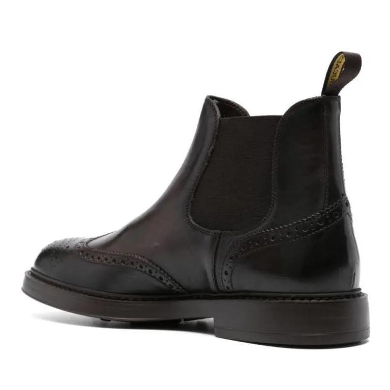 Thumbnail - Doucal's Stiefel - Perforated Embellished Boots - Gr. 43,5 (EU) - in Braun - für Damen