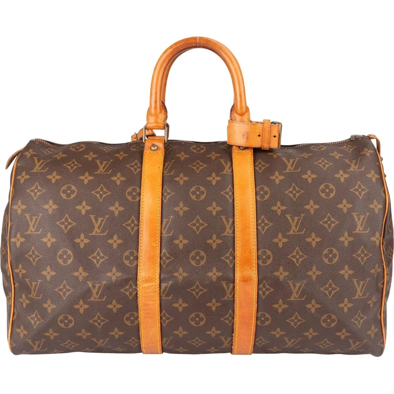 Louis Vuitton Tote Louis Vuitton Canvas Monogram Keepall 45 braun