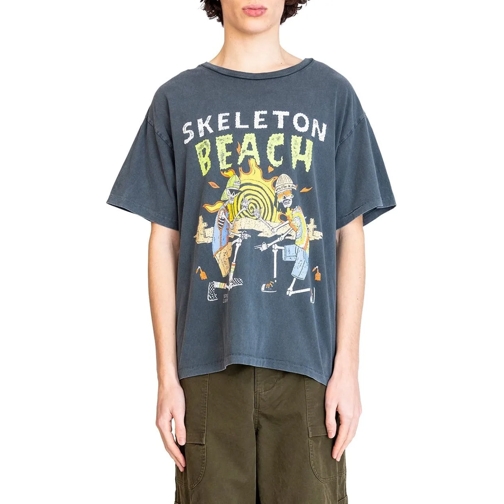 Gallery Dept. T-Shirts SKELETON BEACH TEE VINTAGE BLACK mehrfarbig