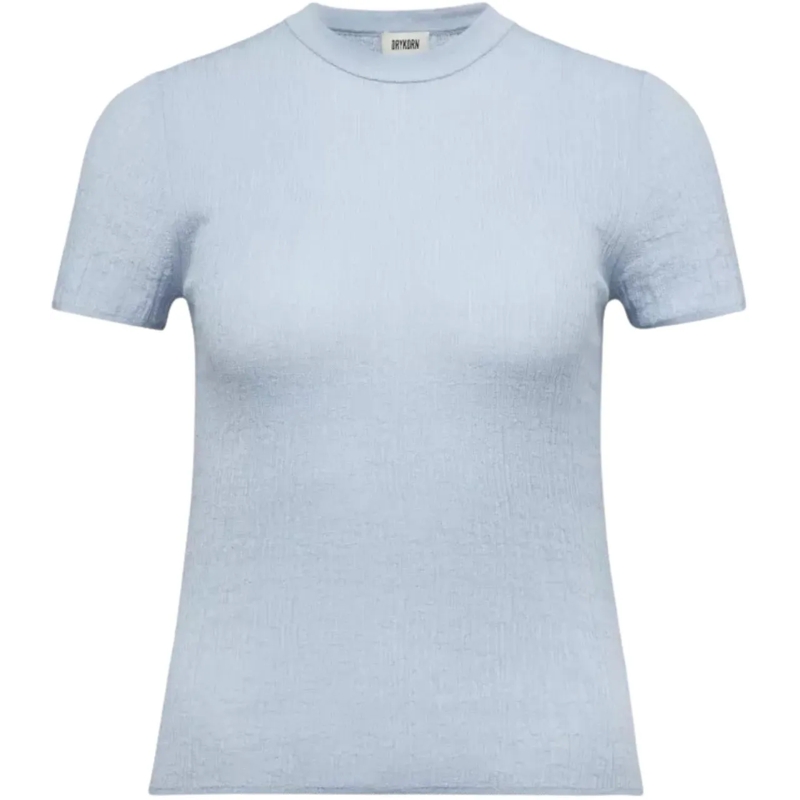 DRYKORN T-Shirt Drykorn Moglini_2 T-shirts Lichtblauw 420052 Mogli blau