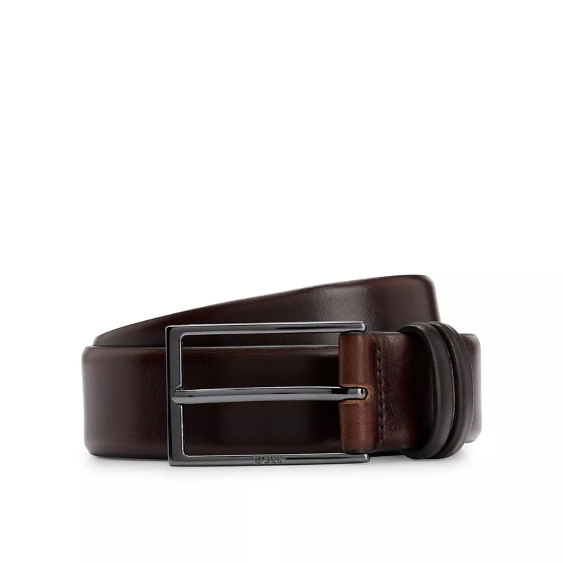Boss Ledergürtel Carmello Belt Dark Brown