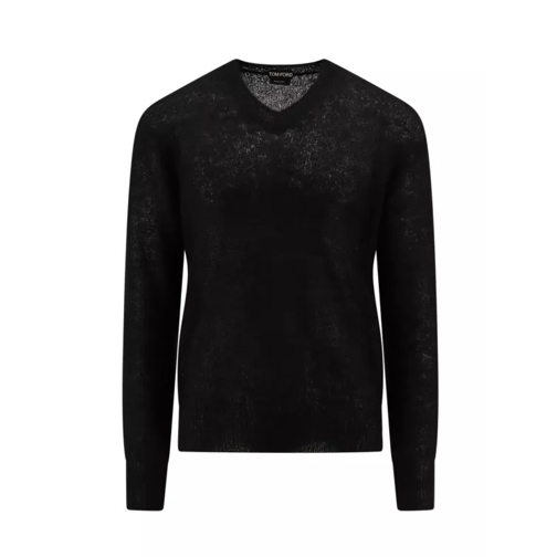 Tom Ford Mohair Blend Sweater Black 
