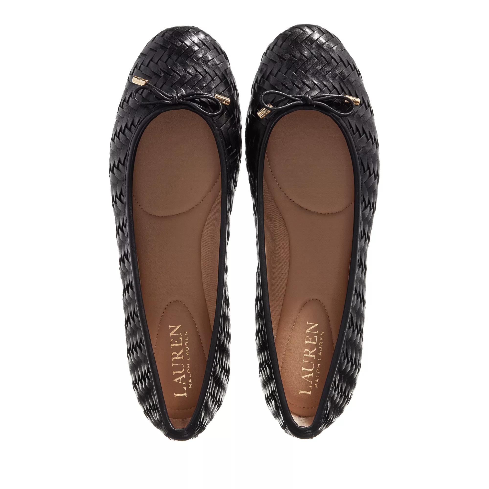 Lauren Ralph Lauren Jayna Flats Ballet Black Ballerine