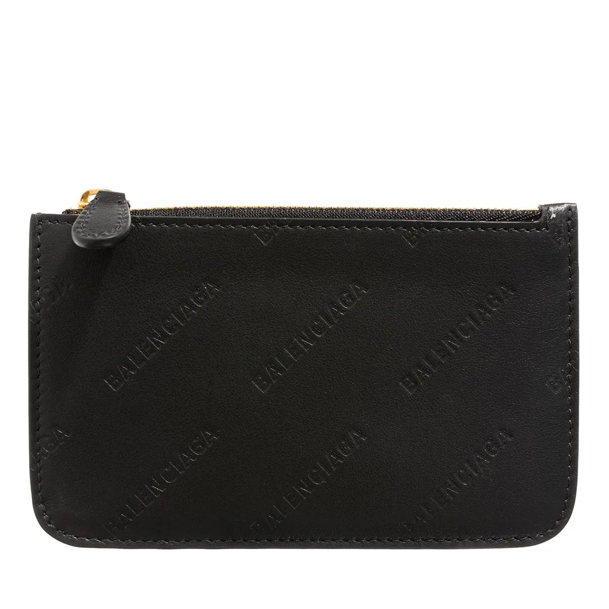 Balenciaga Portemonnaies - Cash Long Coin Card Holder - Gr. unisize - in Schwarz - für Damen