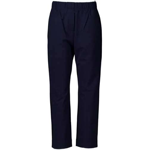 Max Mara  Max Mara Weekend Joggings Broeken Donkerblauw Elfo blau