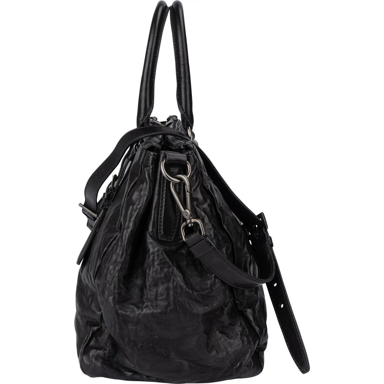 Thumbnail - Prada Crossbody Bags - Prada Black Series Nappa Antique Vitello Handbag - Gr. unisize - in Schwarz - für Damen