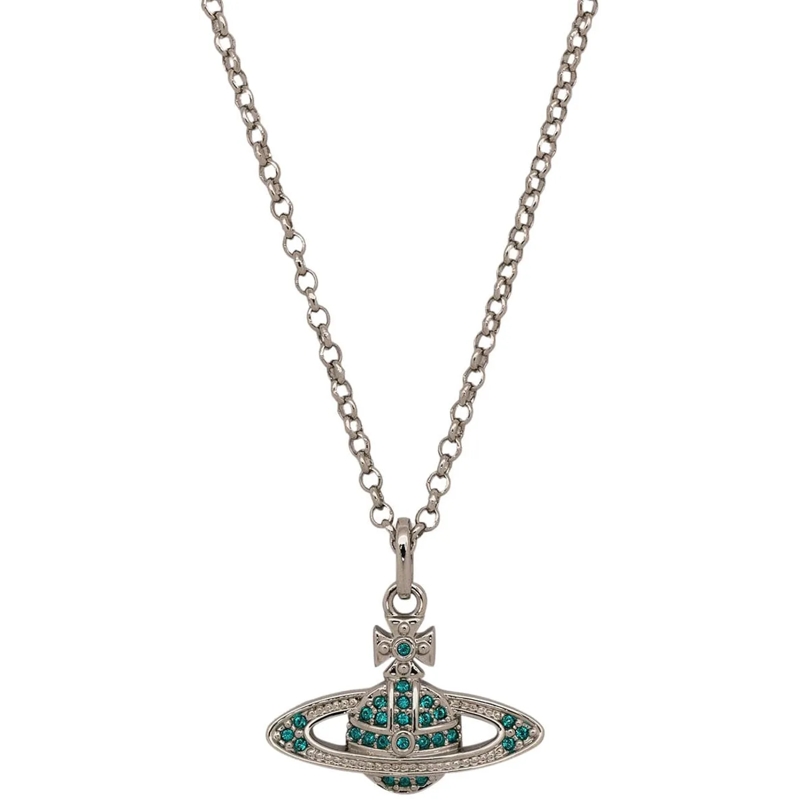 Vivienne Westwood Mittellange Halskette Bijoux Platinumcrystal silber