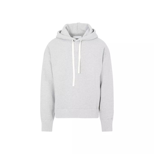 Jil Sander  Grey Cotton Hoodie Grey