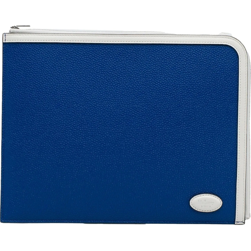 Mulberry Pochette X Richard Malone Zip Clutch blau