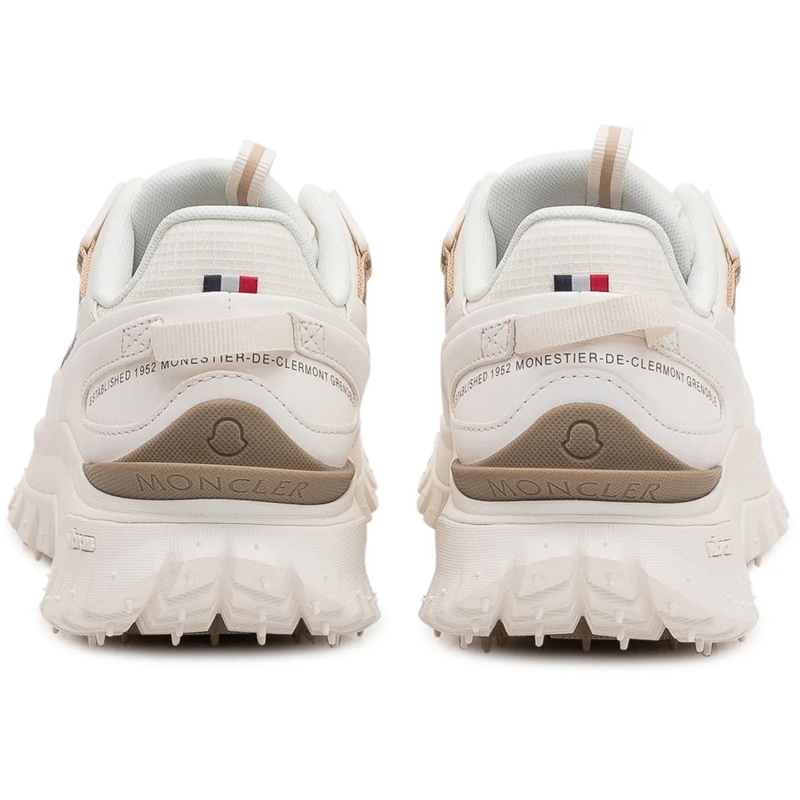 Moncler Low-Top-Sneaker Sneaker Trailgrip Low con Lacci e Suola Dentellata weiß(Image 3)