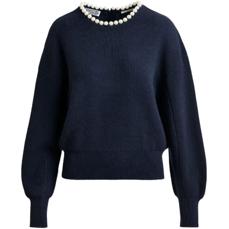 Essentiel Antwerp  Essentiel Antwerp  Truien Donkerblauw Inti blau