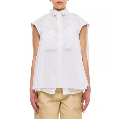 Sacai Cotton Poplin Shirt White 