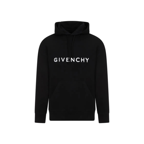 Givenchy Hoodie Slim Fit Black Cotton Hoodie Black