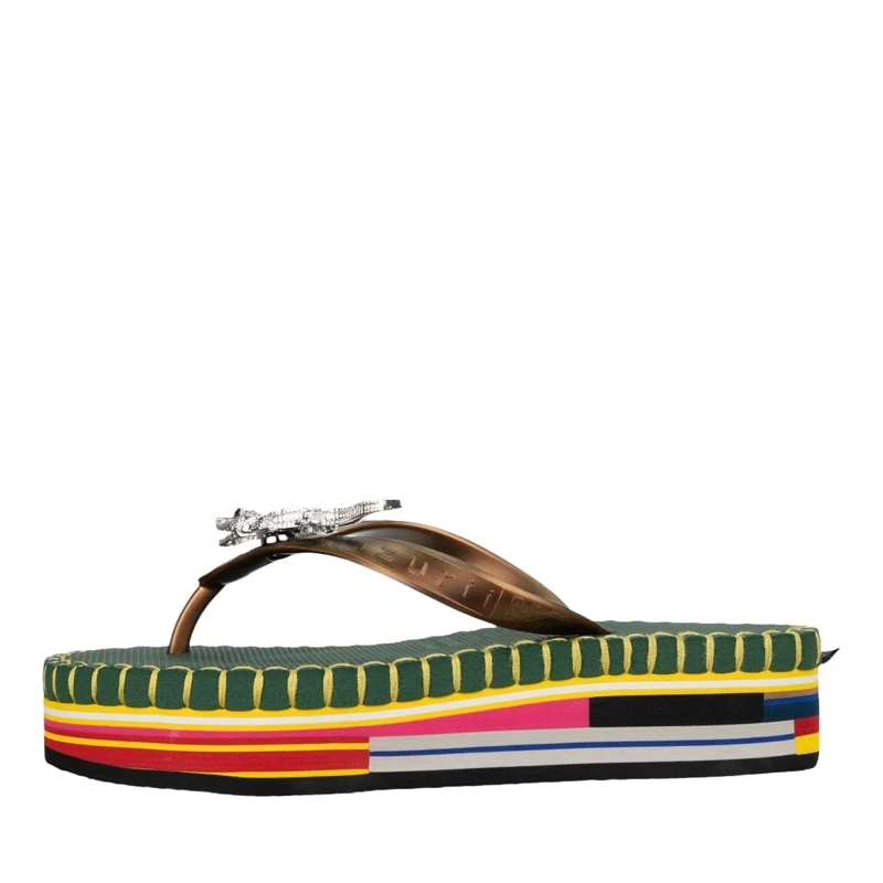 UZURII Flip Flops flip flop Crocodile Colorful Army dunkel-grün(Image 2)