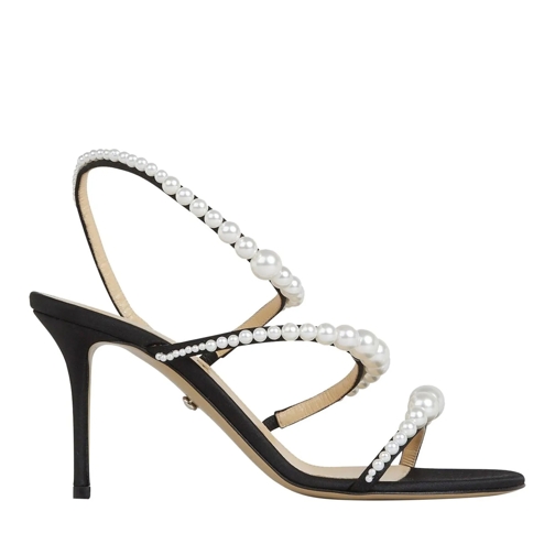 Mach&Mach Pump Pearl Heel Sandals schwarz