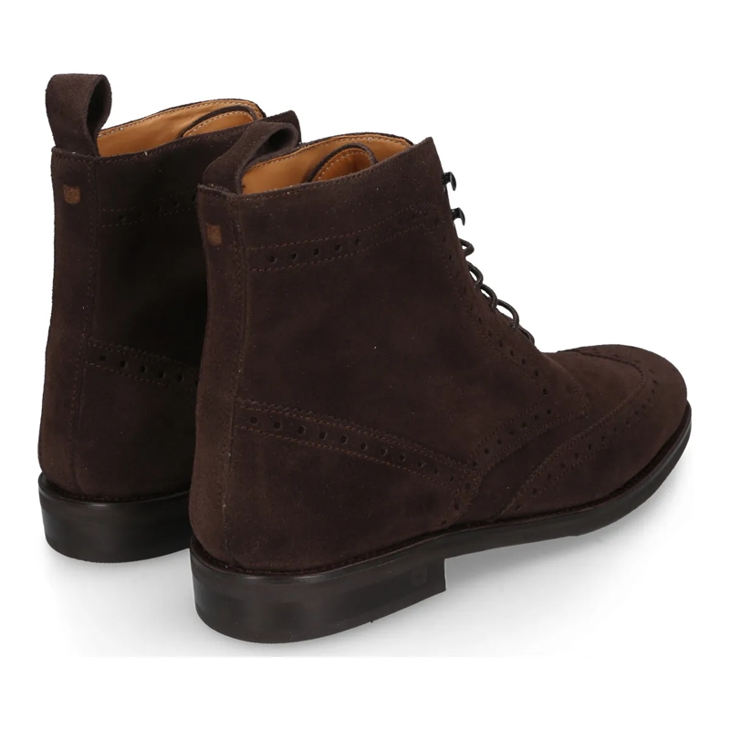 Henry Stevens Schnürstiefel Schnürboots Winston FBDB2- Verzierter Derby Boot dunkel-braun(Image 3)