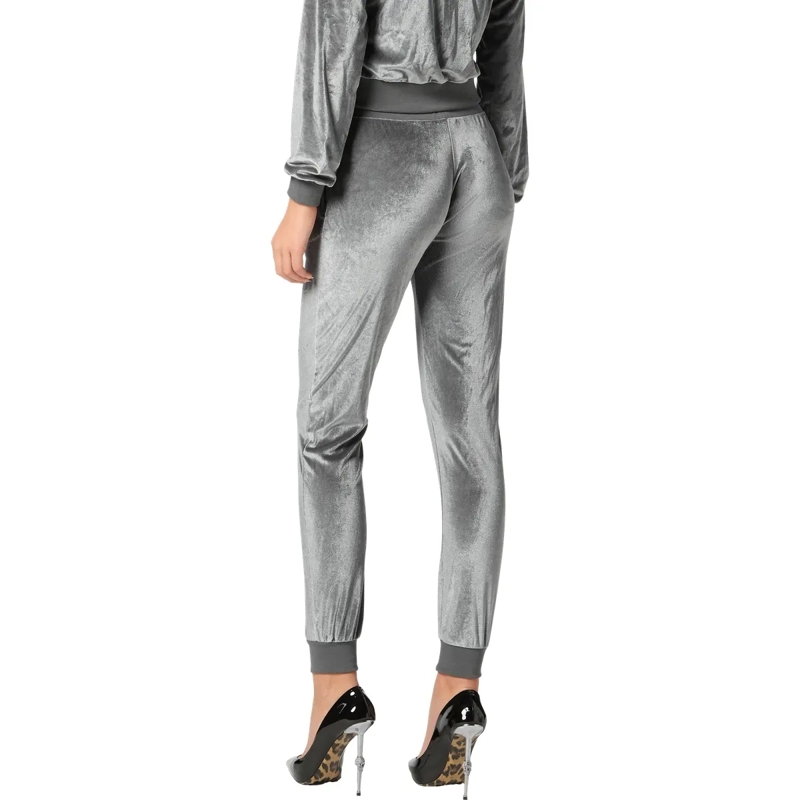 Philipp Plein Jogginghose Jogginghose Signature Mit Schmucksteinen grau(Image 2)