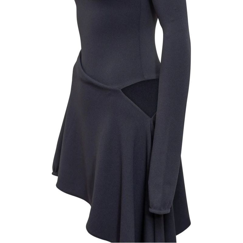 The Attico Minikleid Abito Mini dunkelgrau(Image 4)