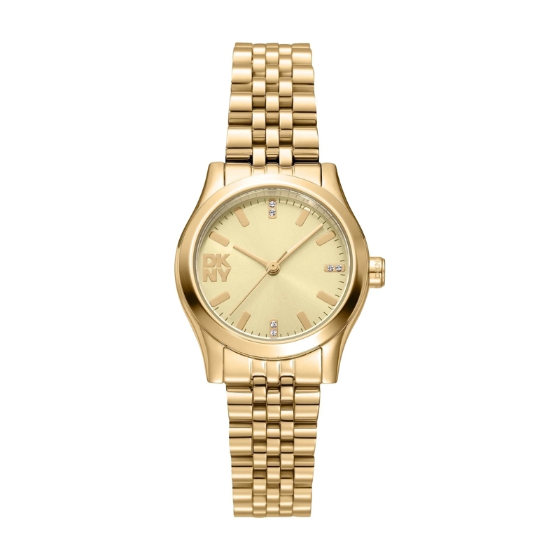 DKNY Quarzuhr Quarzuhr Essentials Watch gold