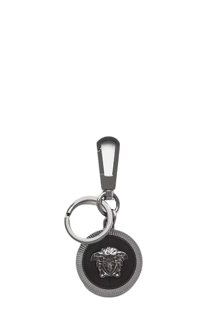 Versace Schlüsselanhänger - Medusa Biggie Keyring - Gr. unisize - in Silber - für Damen