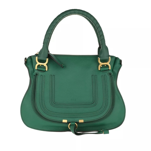 Chloé Marcie Medium Shoulder Bag Green Tote
