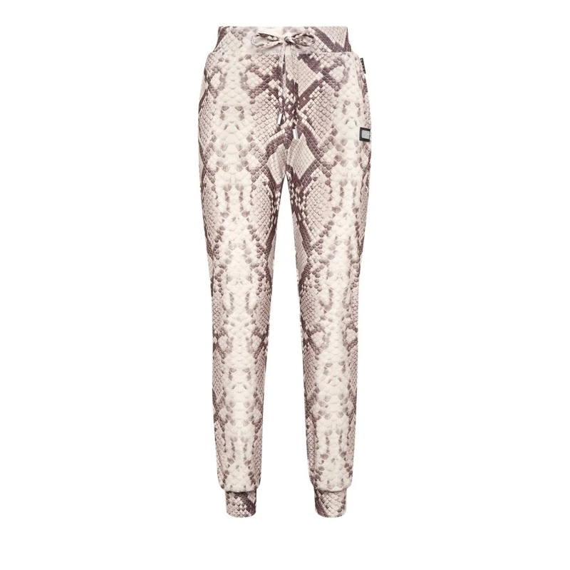 Philipp Plein Jogginghose Jogginghose Python beige