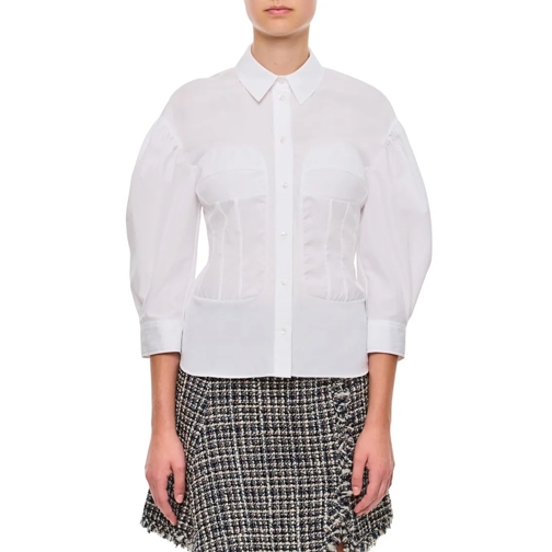 Simone Rocha Hemden Corset Seaming Shirt White