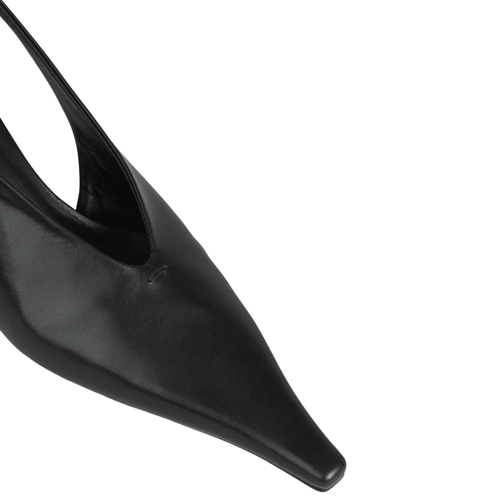 Jil Sander Hoge hakken Sling Back Heeled Shoes in zwart