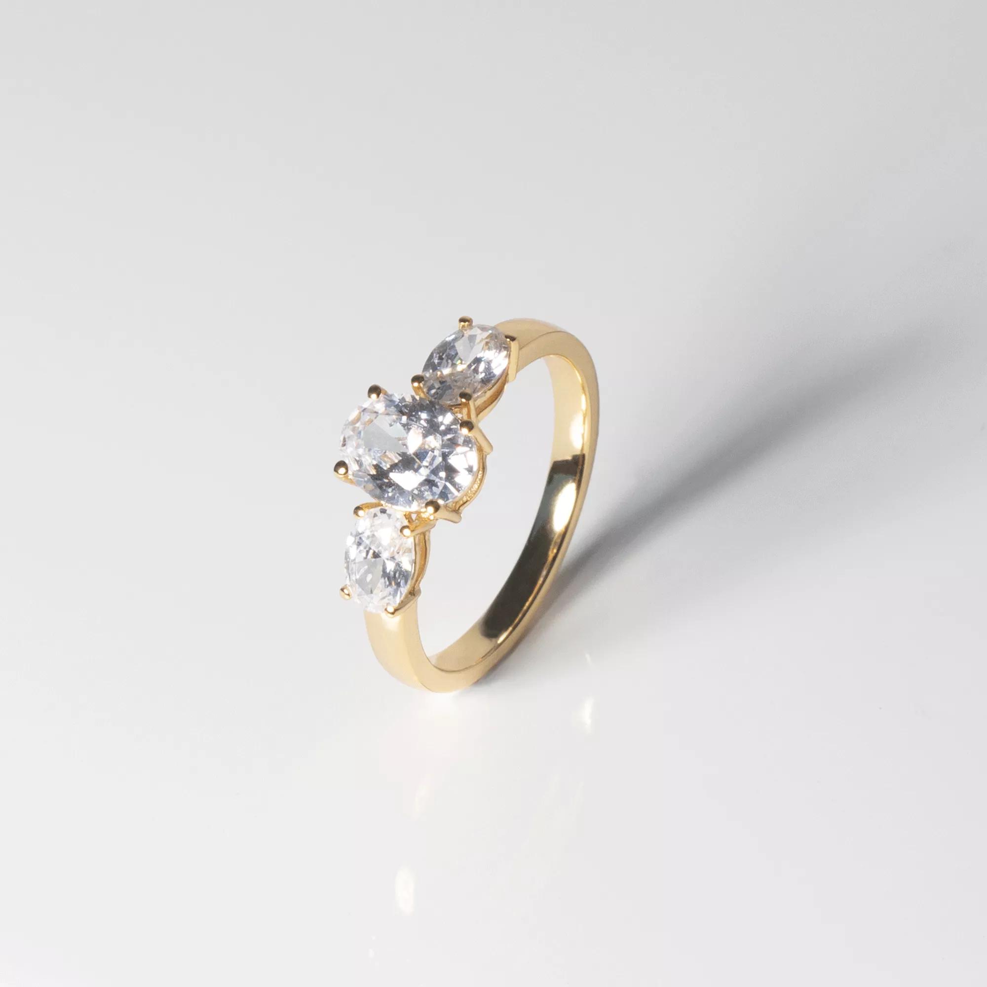 Thumbnail - Sif Jakobs Jewellery Ring - Ellisse Tre Ring - Gr. 56 - in Gold - für Damen