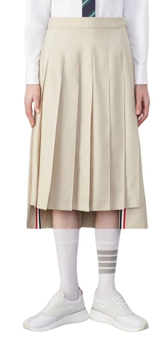 Thom Browne - Back Pleated Skirt - Größe 40 -