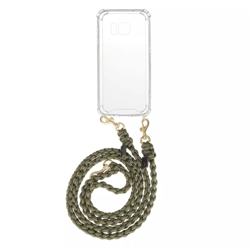 fashionette Smartphone Galaxy S7 Necklace Braided Olive Telefoonhoesje