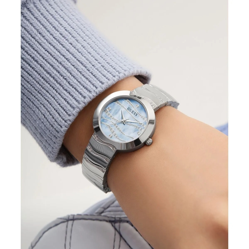 Guess Quarzuhr Quarz-Analoguhr Laguna silber(Image 6)