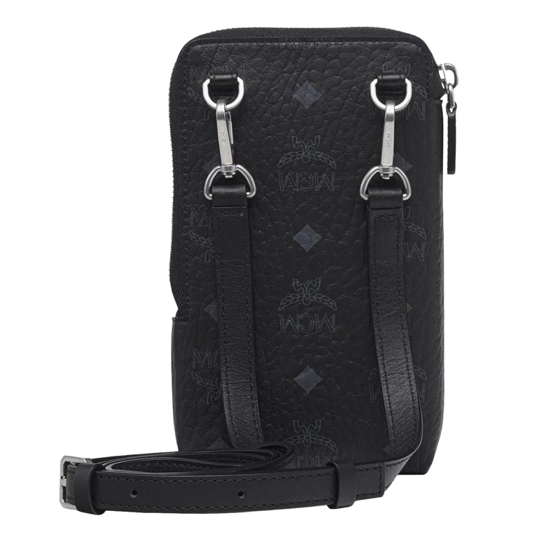MCM Handytasche Aren Visetos Lanyard Fff Bk Black(Image 6)