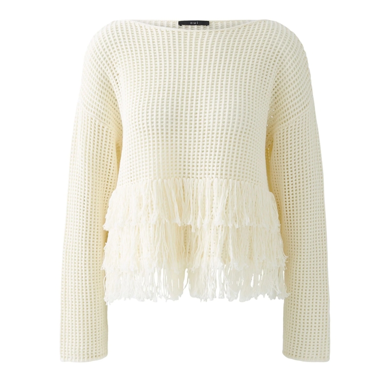 Oui Pullover Pullover offwhite