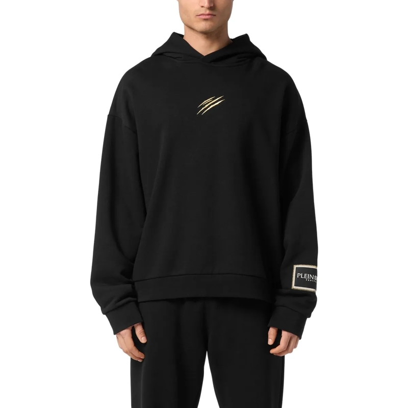 Plein Sport Top Hoodie schwarz(Image 3)